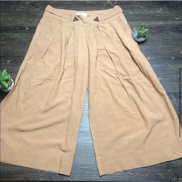 Anthropologie Elevenses MidCalf Wide-leg Pants 6 - Picture 5 of 8